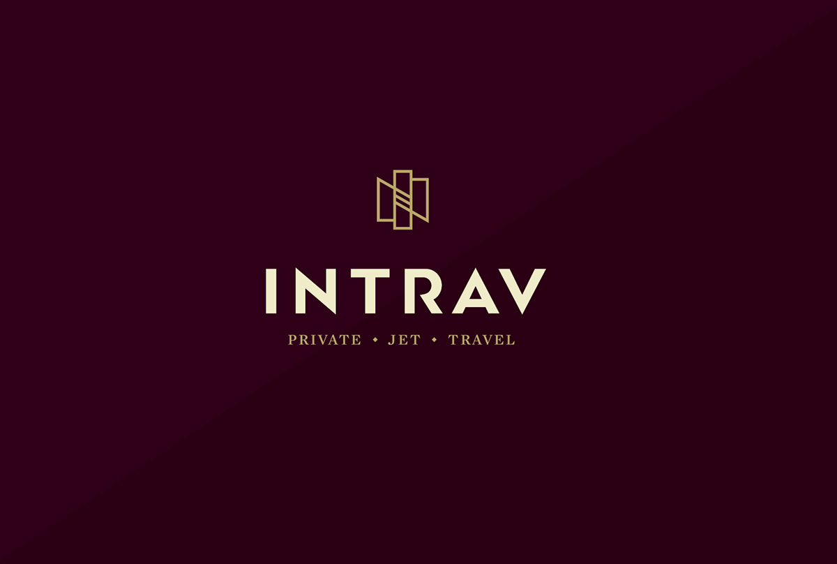 美國Intrav私人飛機(jī)旅行公司視覺形象設(shè)計(jì)