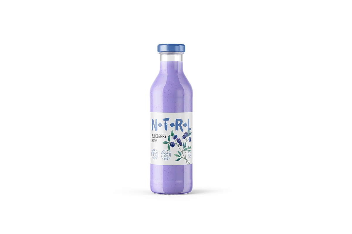 天然飲料，果汁的 品牌的包裝設(shè)計