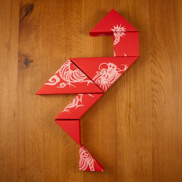 春節(jié)禮品盒包裝設(shè)計(jì)，新年七巧板的妙用