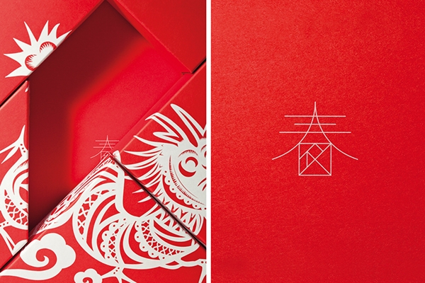春節(jié)禮品盒包裝設(shè)計(jì)，新年七巧板的妙用