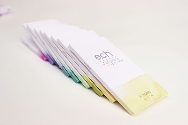 彩色之光， 生態(tài)手工巧克力食品包裝設(shè)計(jì)工程。
