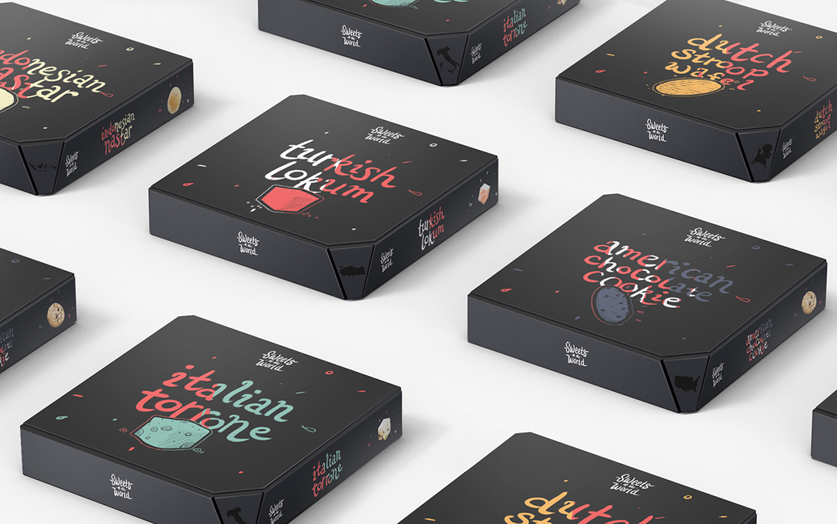“Sweet of the World”，全球糖果食品包裝設(shè)計(jì)